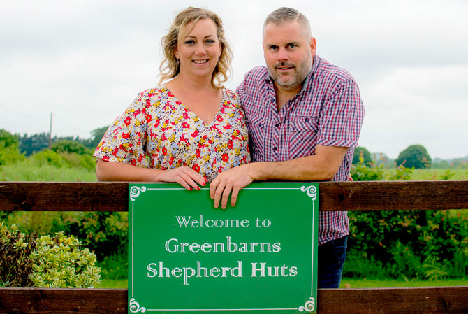 Jess and Mally of Greenbarns Shepherd Huts Norfolk welcome enquiries for holiday rentals